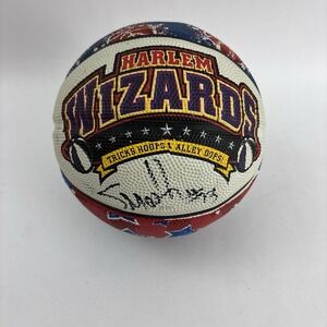 Harlem Wizards Autographed Basketball 7"